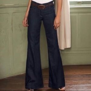 7 for All Mankind Trouser Flare Wide Leg Jeans In Size 25